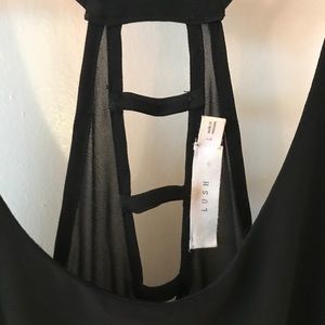 LUSH High Low Black Dress